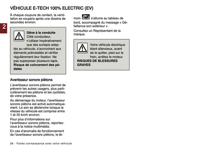 2024-2025 Renault Megane E-Tech Owner's Manual | French