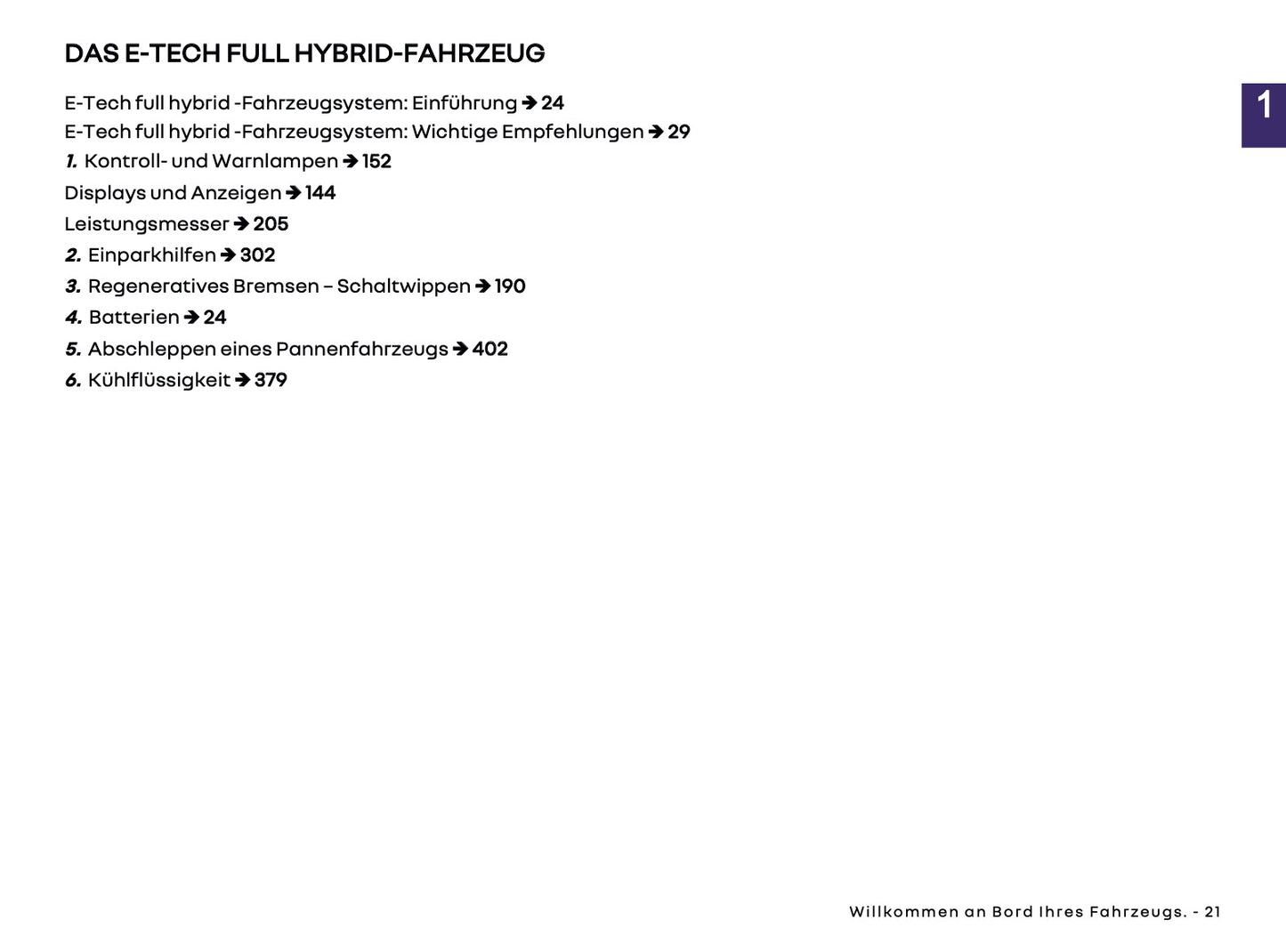 2025 Renault Rafale Owner's Manual | German