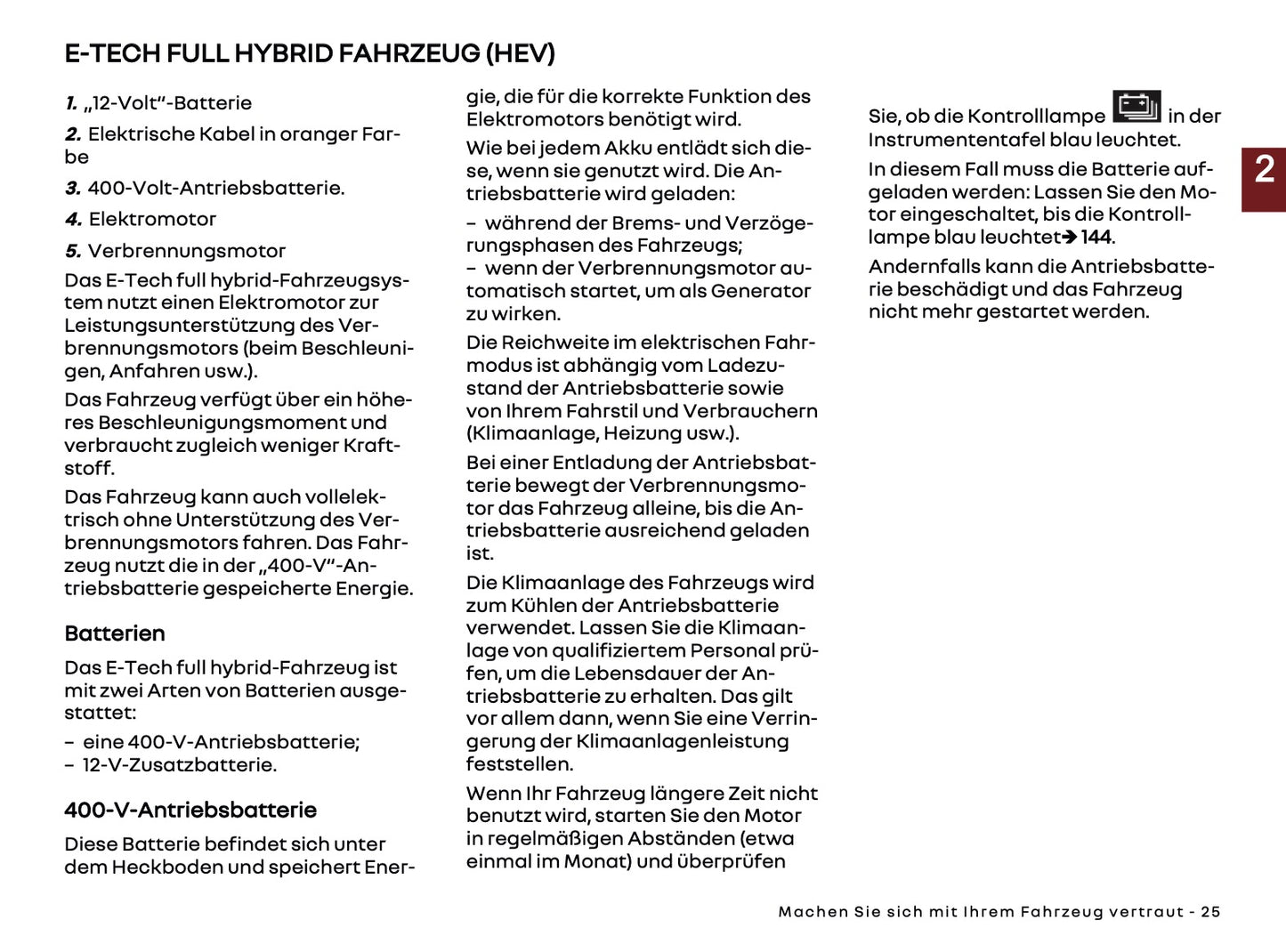 2025 Renault Rafale Owner's Manual | German