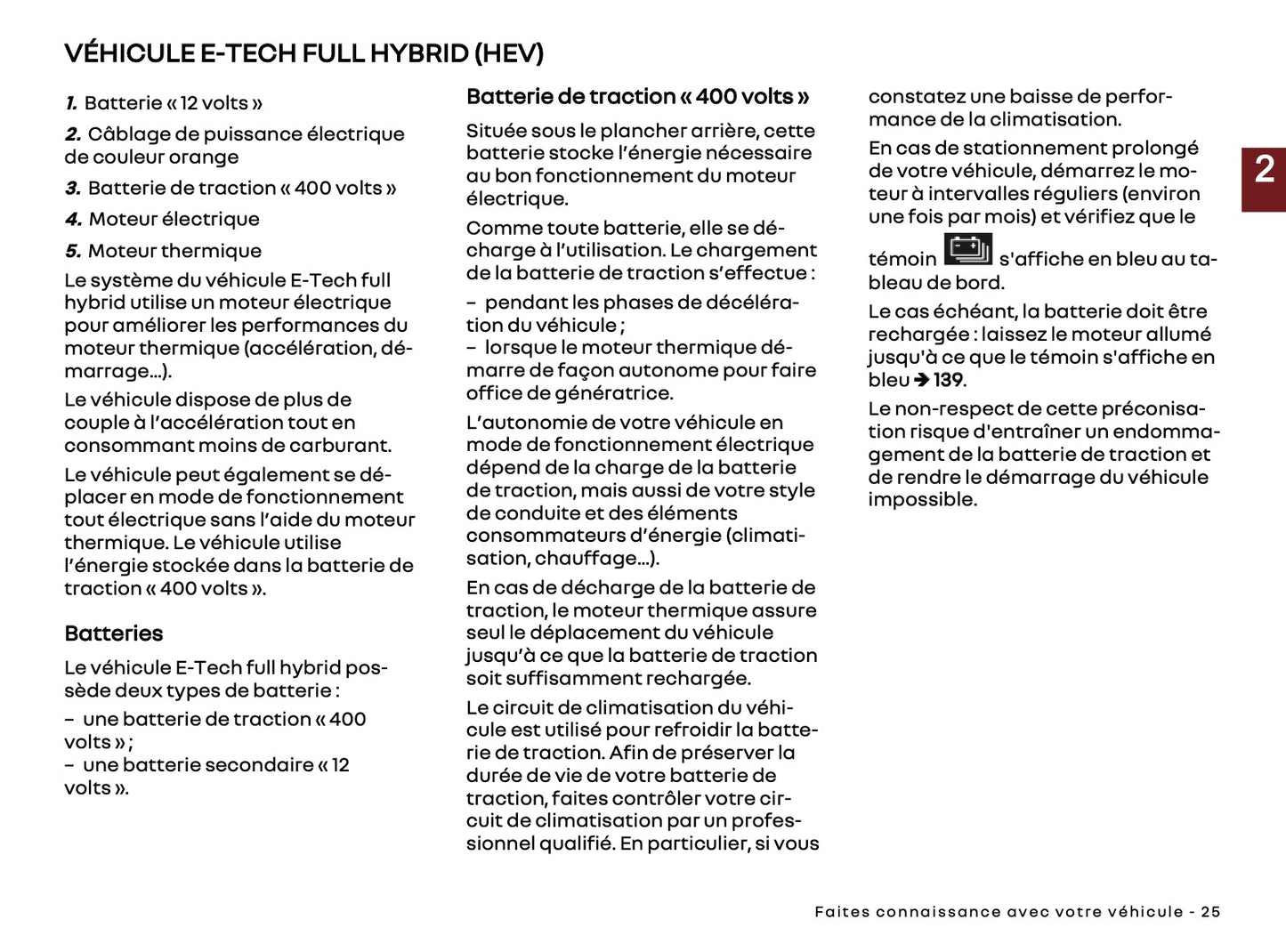 2025 Renault Rafale Owner's Manual | French