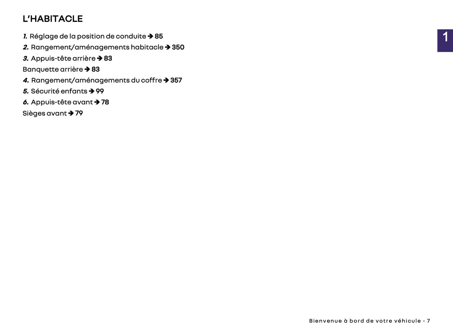 2025 Renault Rafale Owner's Manual | French