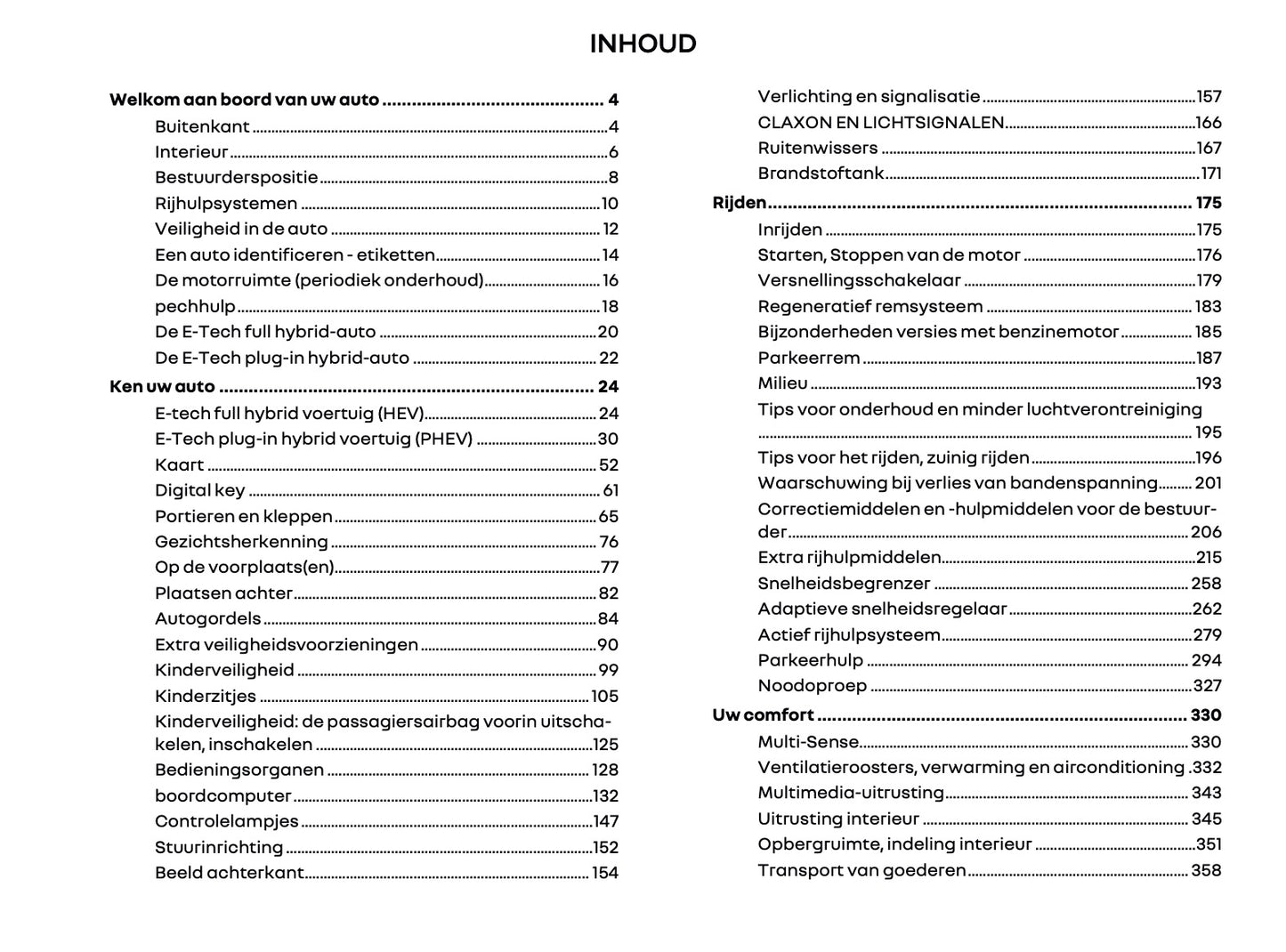 2025 Renault Rafale Gebruikershandleiding | Nederlands
