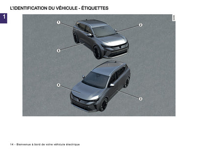 2024-2025 Renault Scenic E-Tech Owner's Manual | French