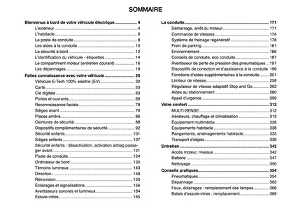 2024-2025 Renault Scenic E-Tech Owner's Manual | French