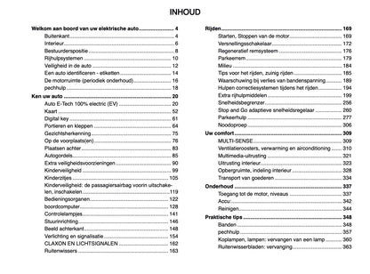 2024-2025 Renault Scenic E-Tech Owner's Manual | Dutch