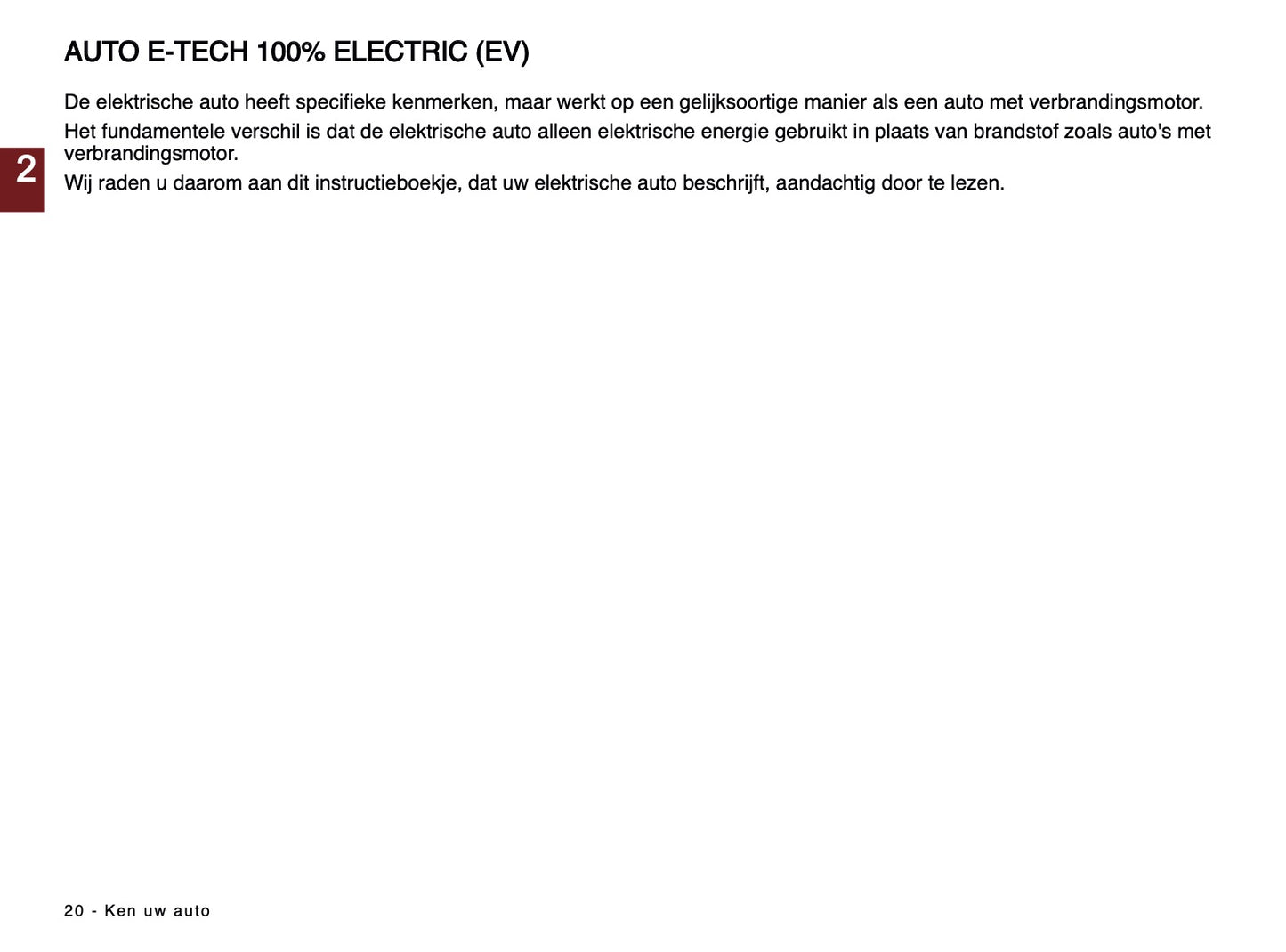 2024-2025 Renault Scenic E-Tech Owner's Manual | Dutch