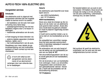 2024-2025 Renault Scenic E-Tech Owner's Manual | Dutch