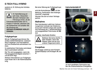 2024-2025 Renault Symbioz Owner's Manual | German