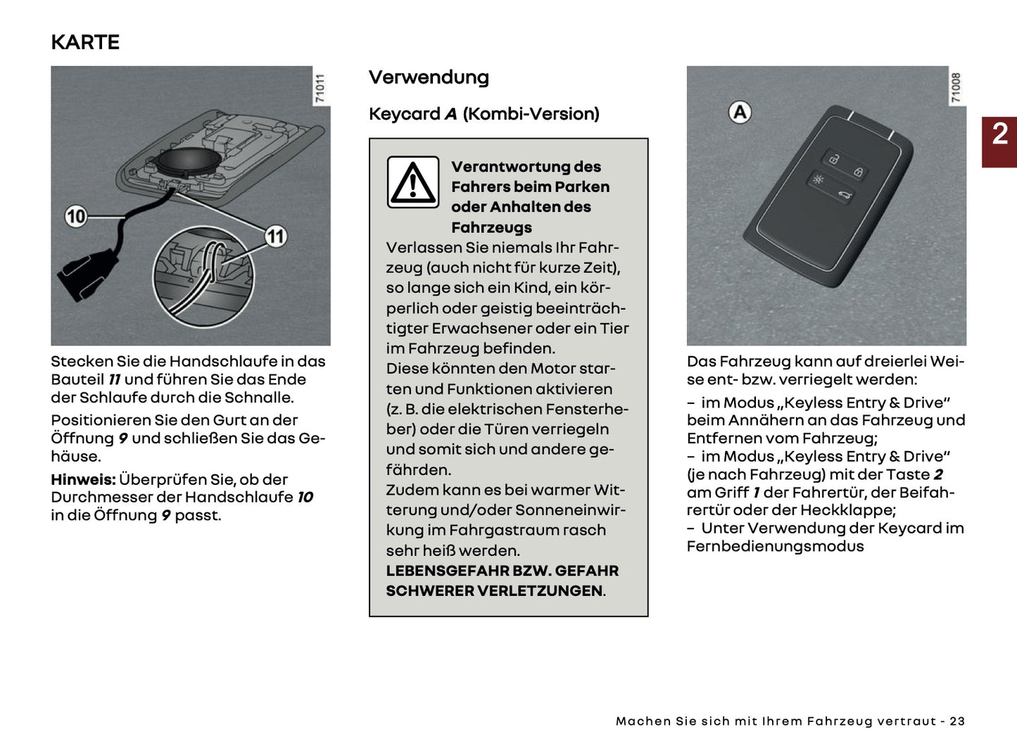 2024-2025 Renault Trafic Owner's Manual | German