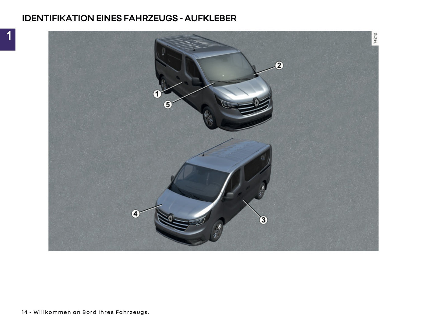 2025-2026 Renault Trafic Bedienungsanleitung | Deutsch