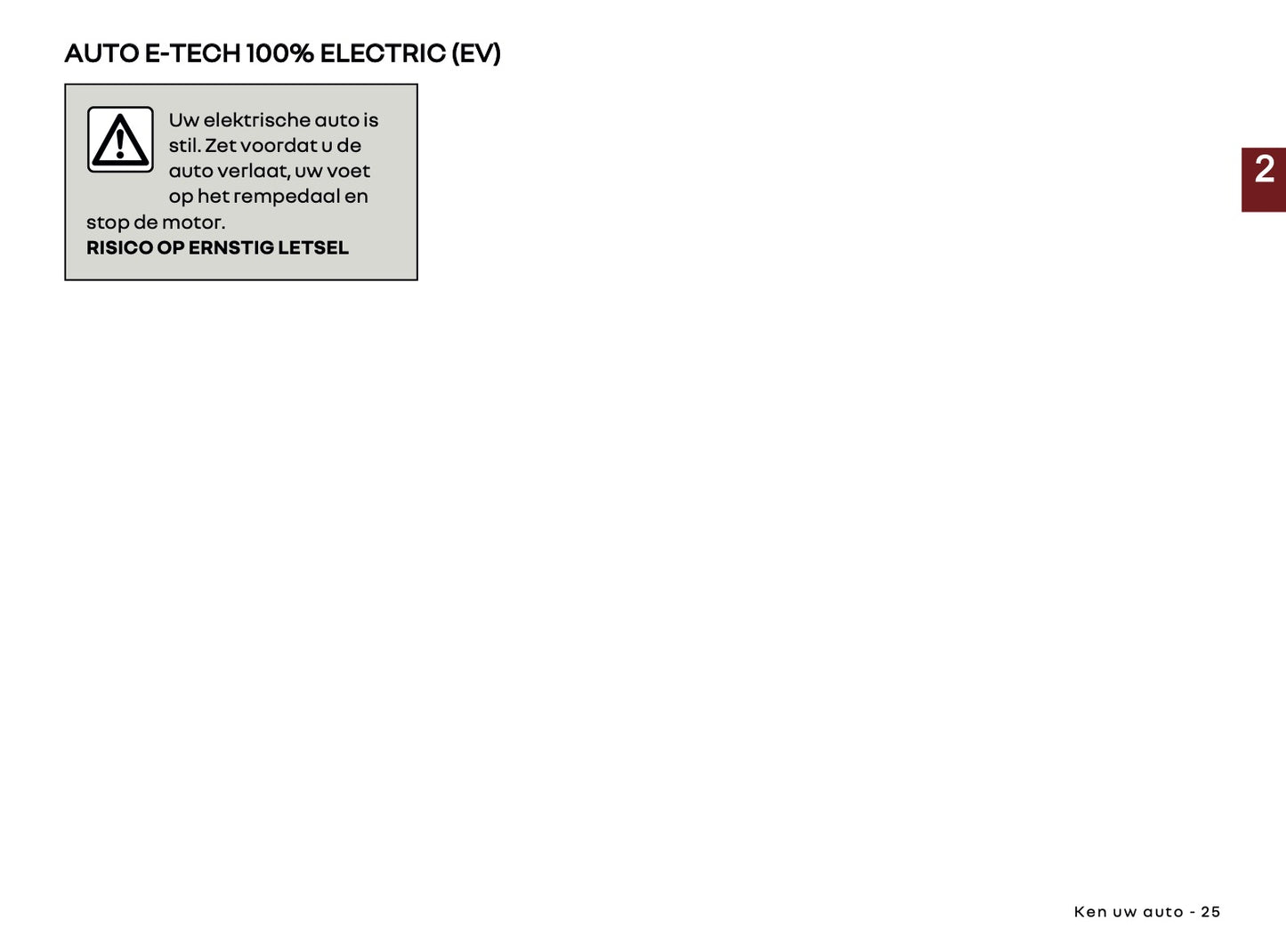 2026 Renault Twingo E-Tech Electric Gebruikershandleiding | Nederlands