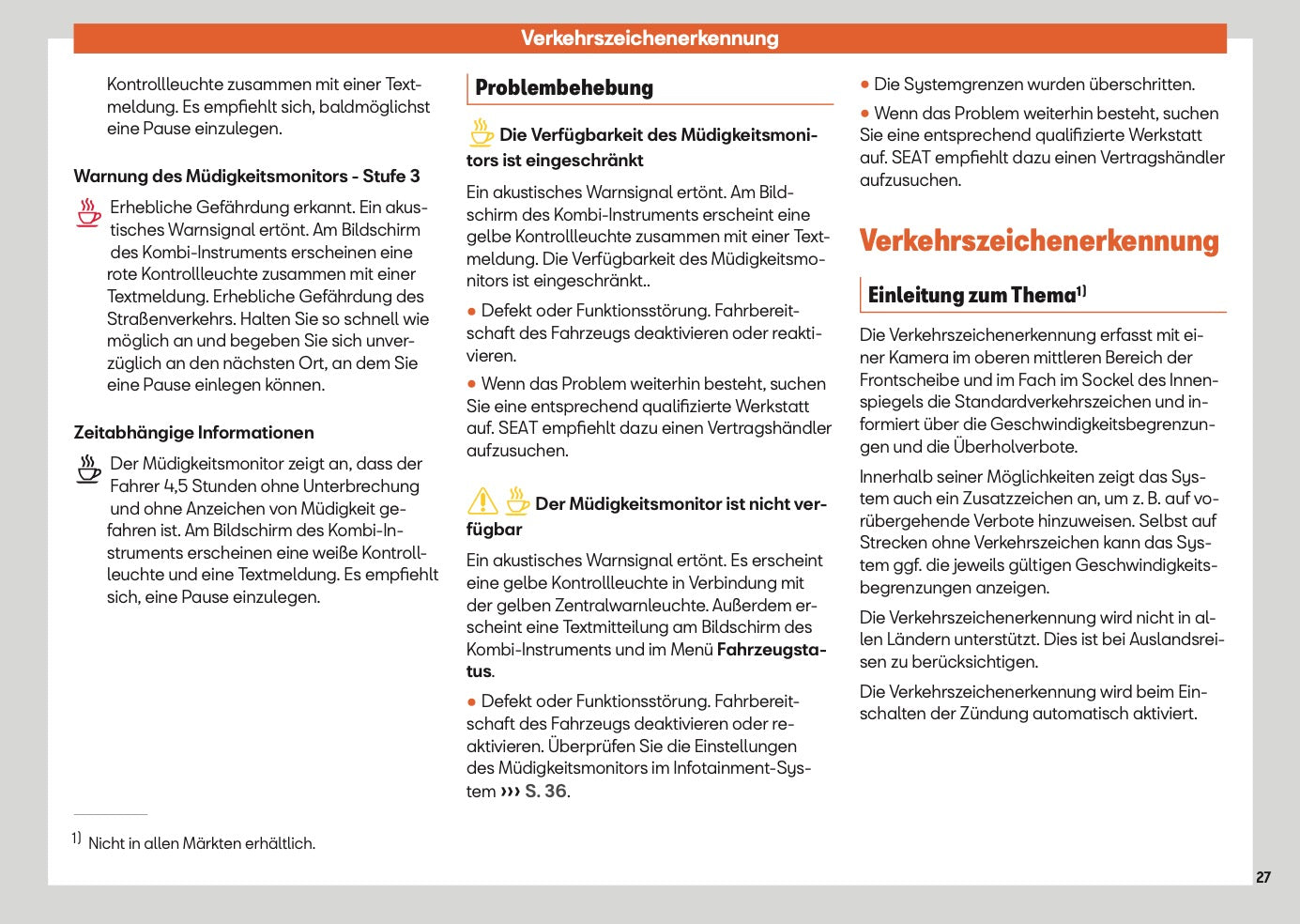 2025 Seat Arona Owner's Manual | German
