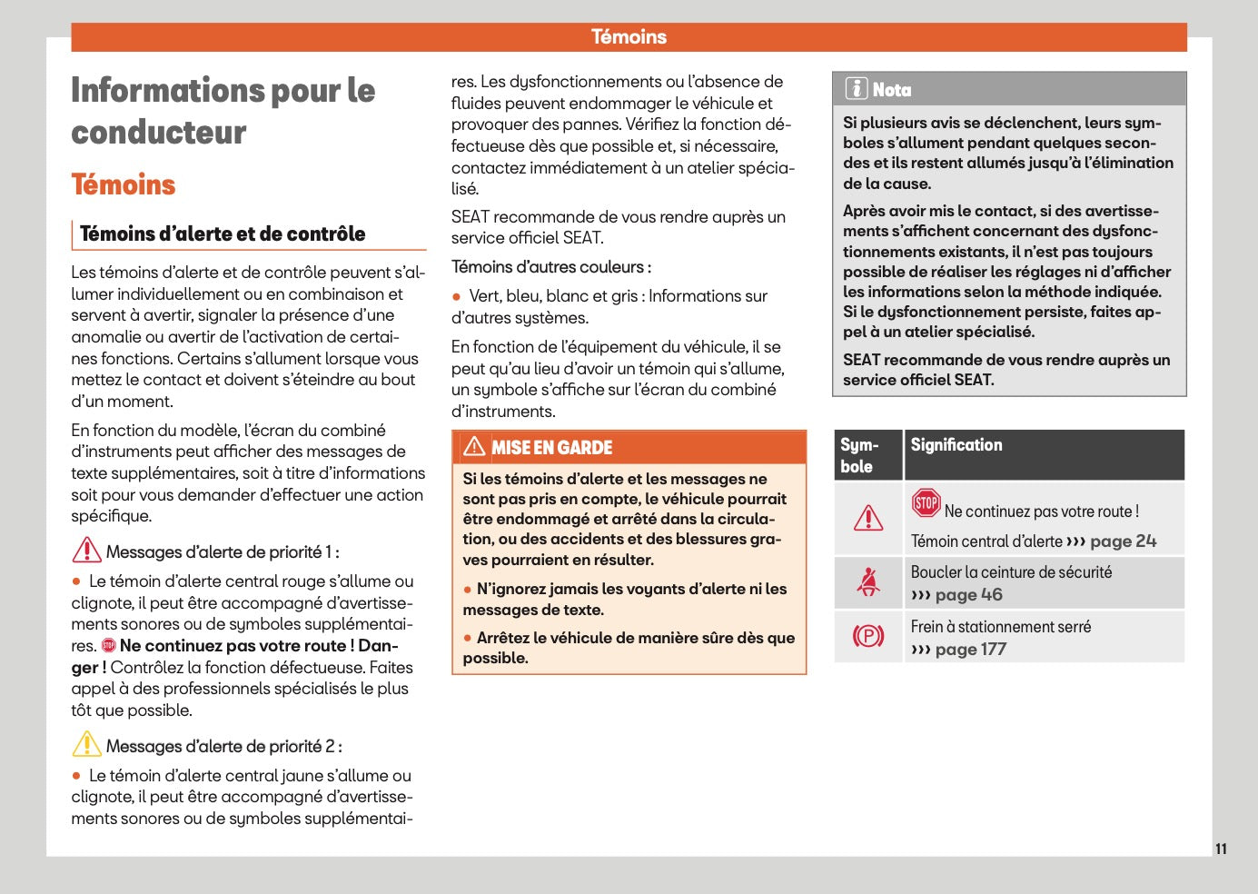 2025 Seat Arona Manuel du propriétaire | Français