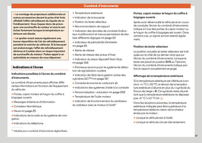 2025 Seat Arona Manuel du propriétaire | Français