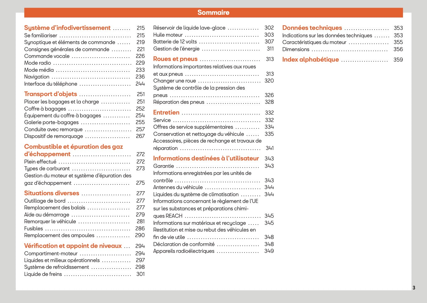 2025 Seat Arona Manuel du propriétaire | Français