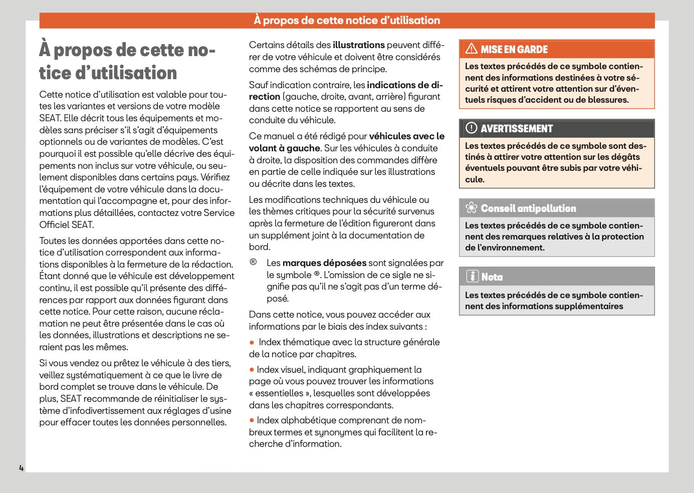 2025 Seat Arona Manuel du propriétaire | Français