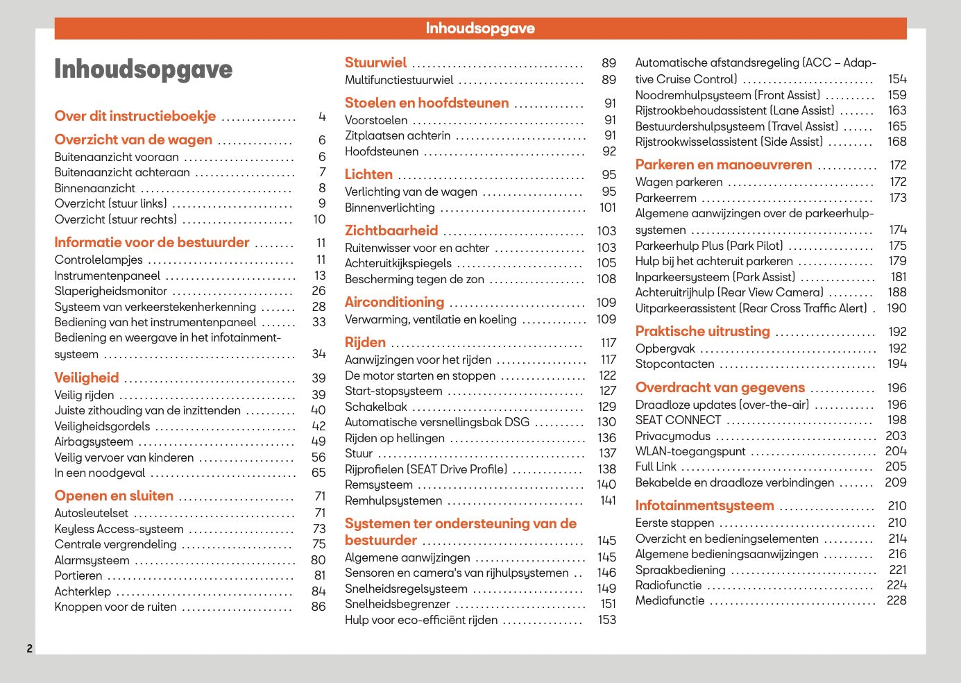 2025 Seat Arona Gebruikershandleiding | Nederlands