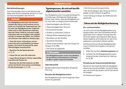 2025 Seat Ateca Owner's Manual | German