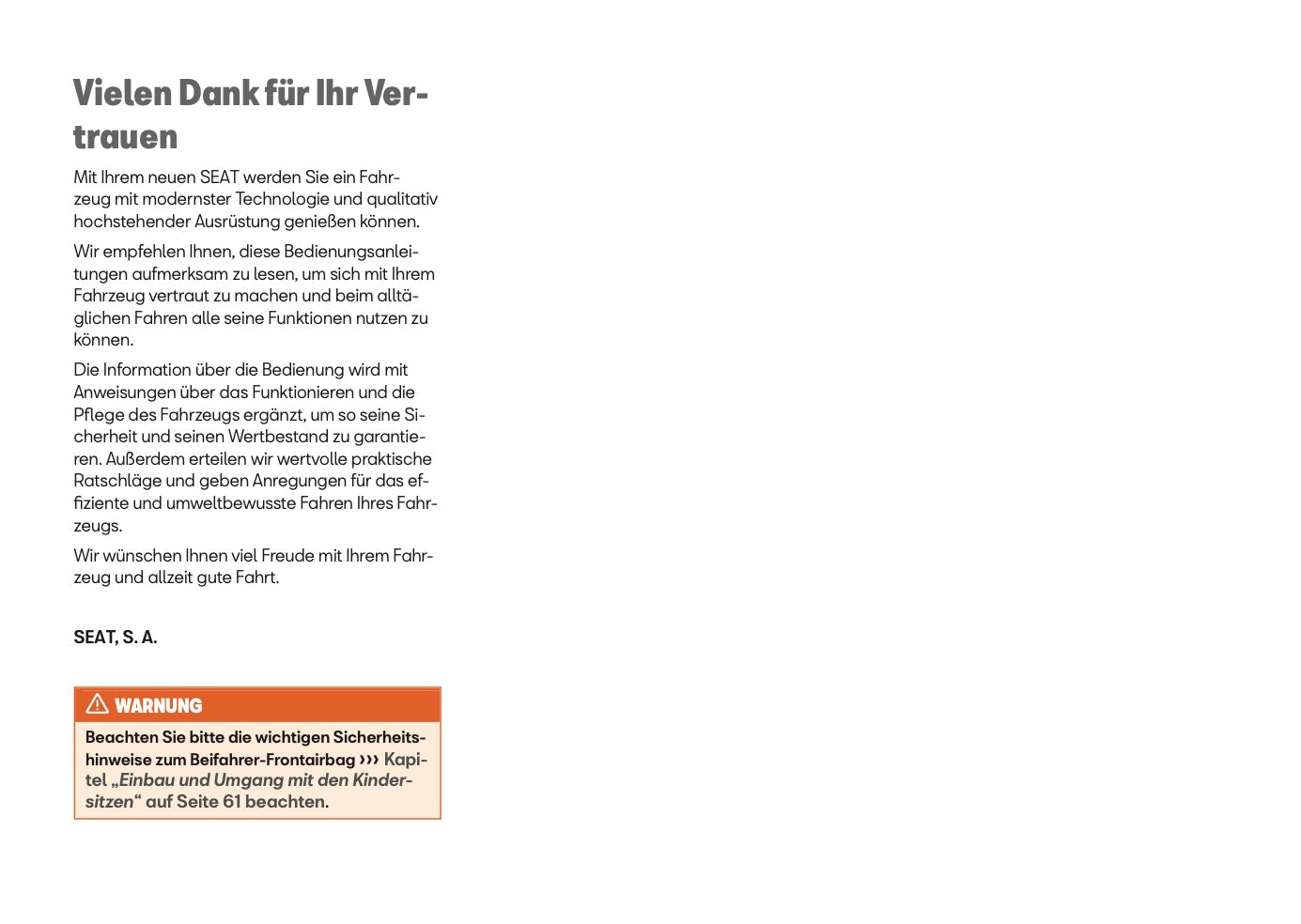 2025 Seat Ateca Owner's Manual | German