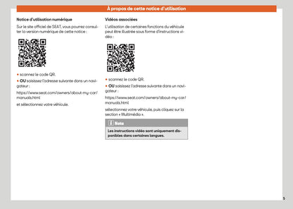 2025 Seat Ateca Manuel du propriétaire | Français