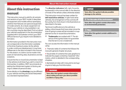 2026 Seat Ateca Owner's Manual | English
