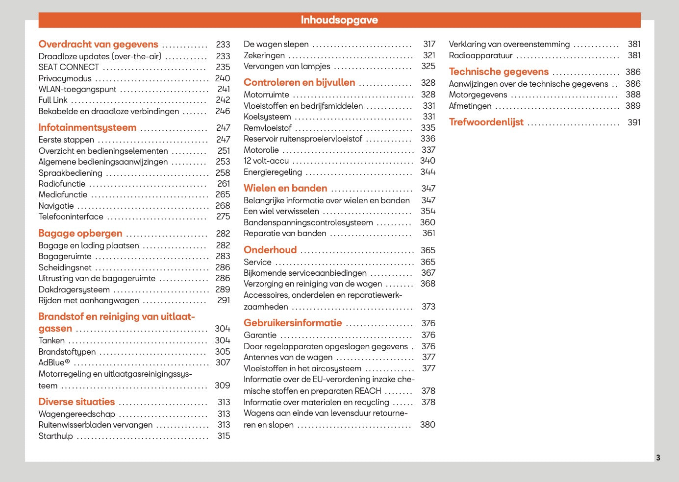 2025 Seat Ateca Gebruikershandleiding | Nederlands