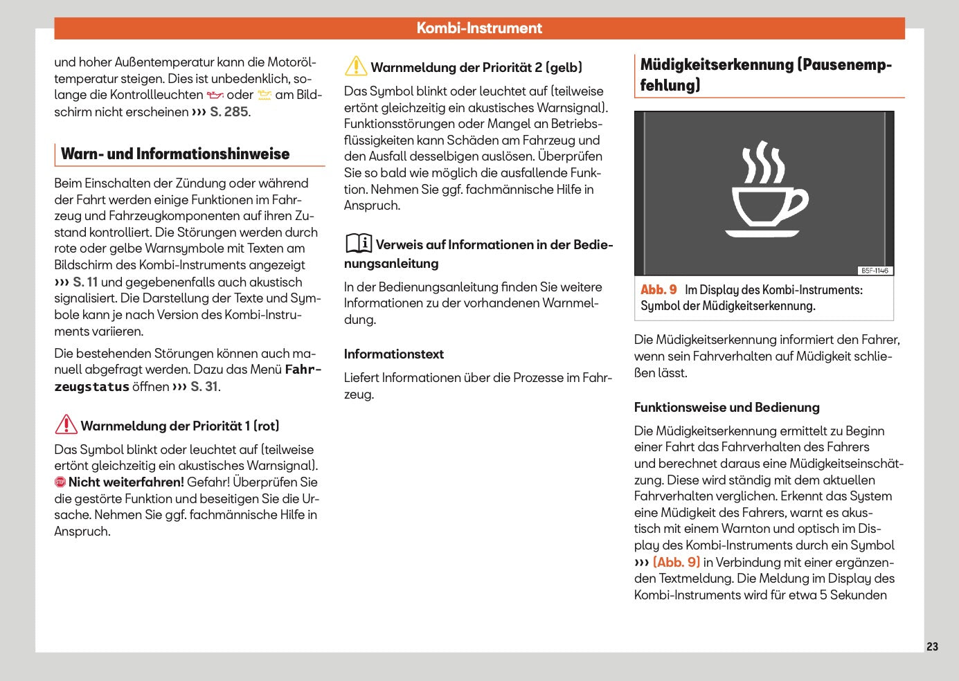 2024 Seat Ibiza Owner's Manual | German