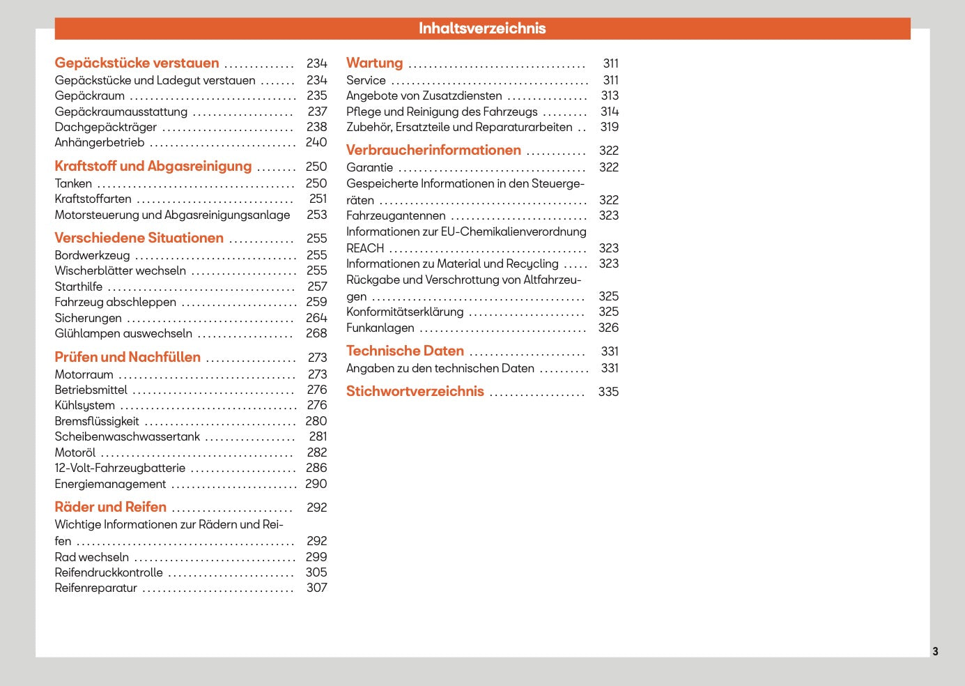 2024 Seat Ibiza Owner's Manual | German