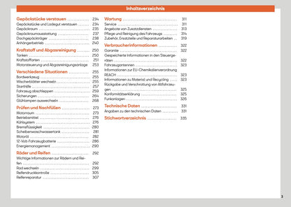 2024 Seat Ibiza Owner's Manual | German
