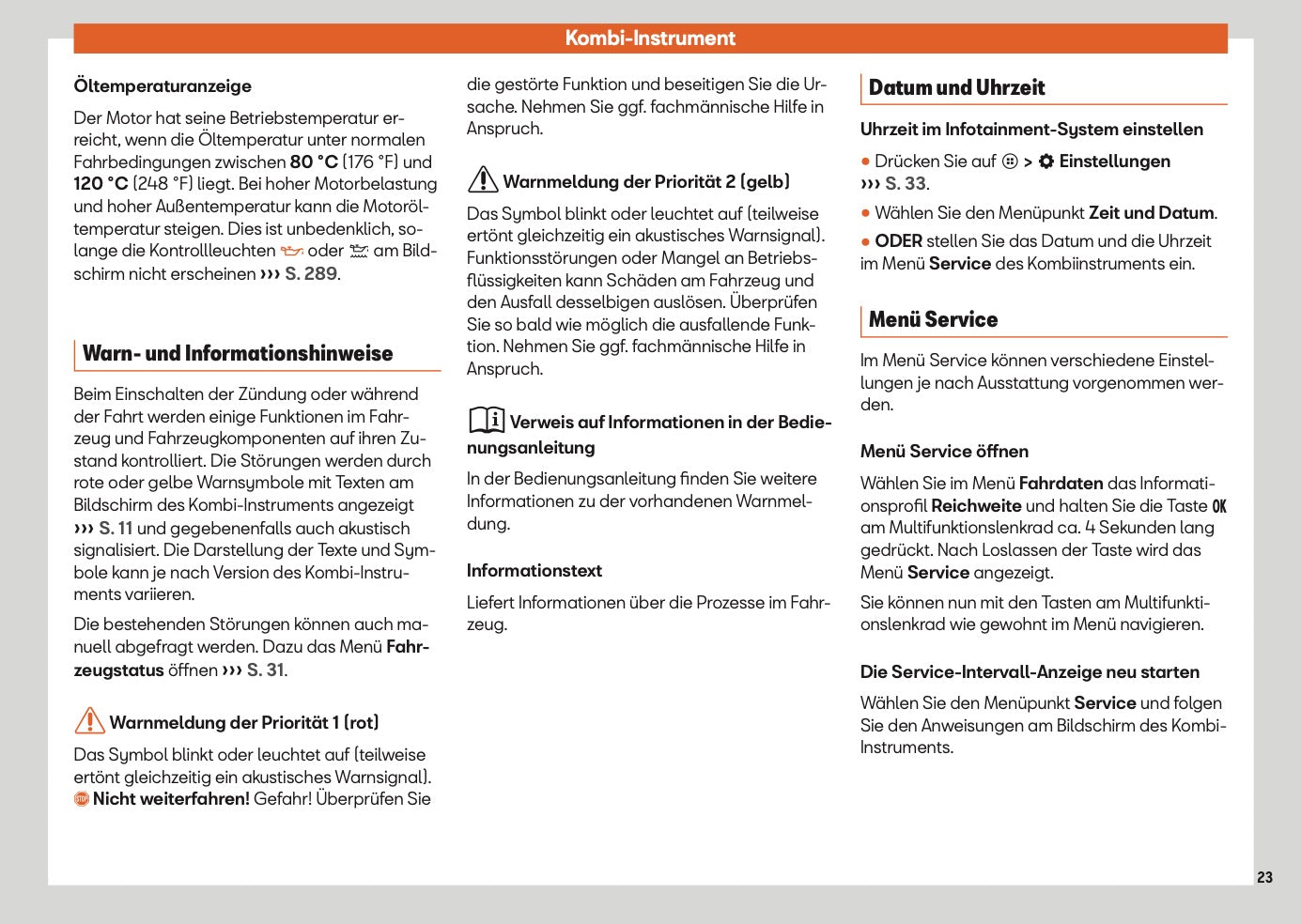 2025 Seat Ibiza Bedienungsanleitung | Deutsch