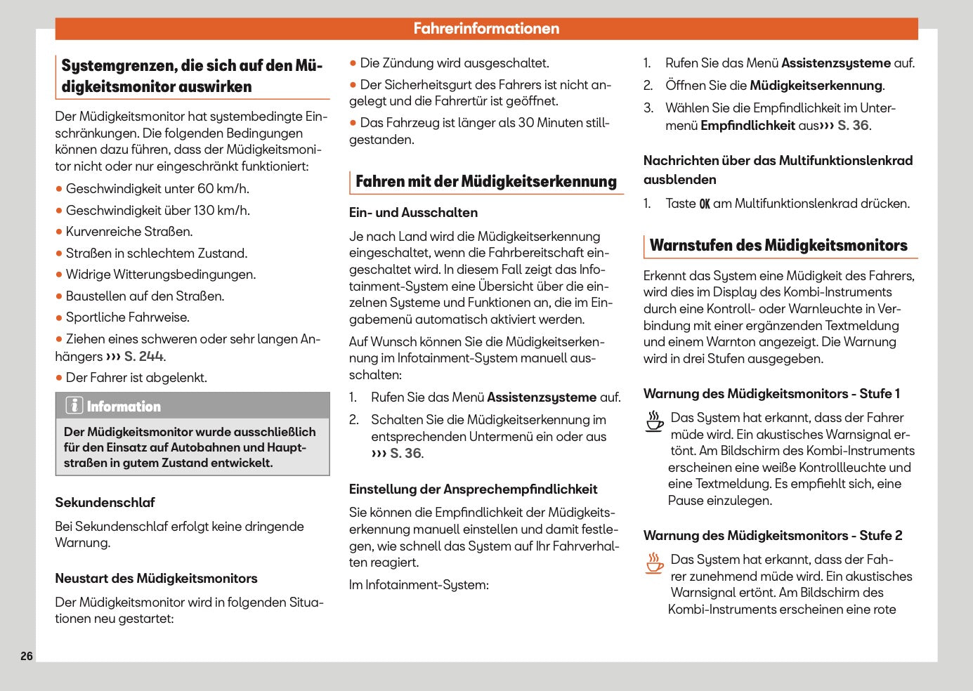 2025 Seat Ibiza Bedienungsanleitung | Deutsch