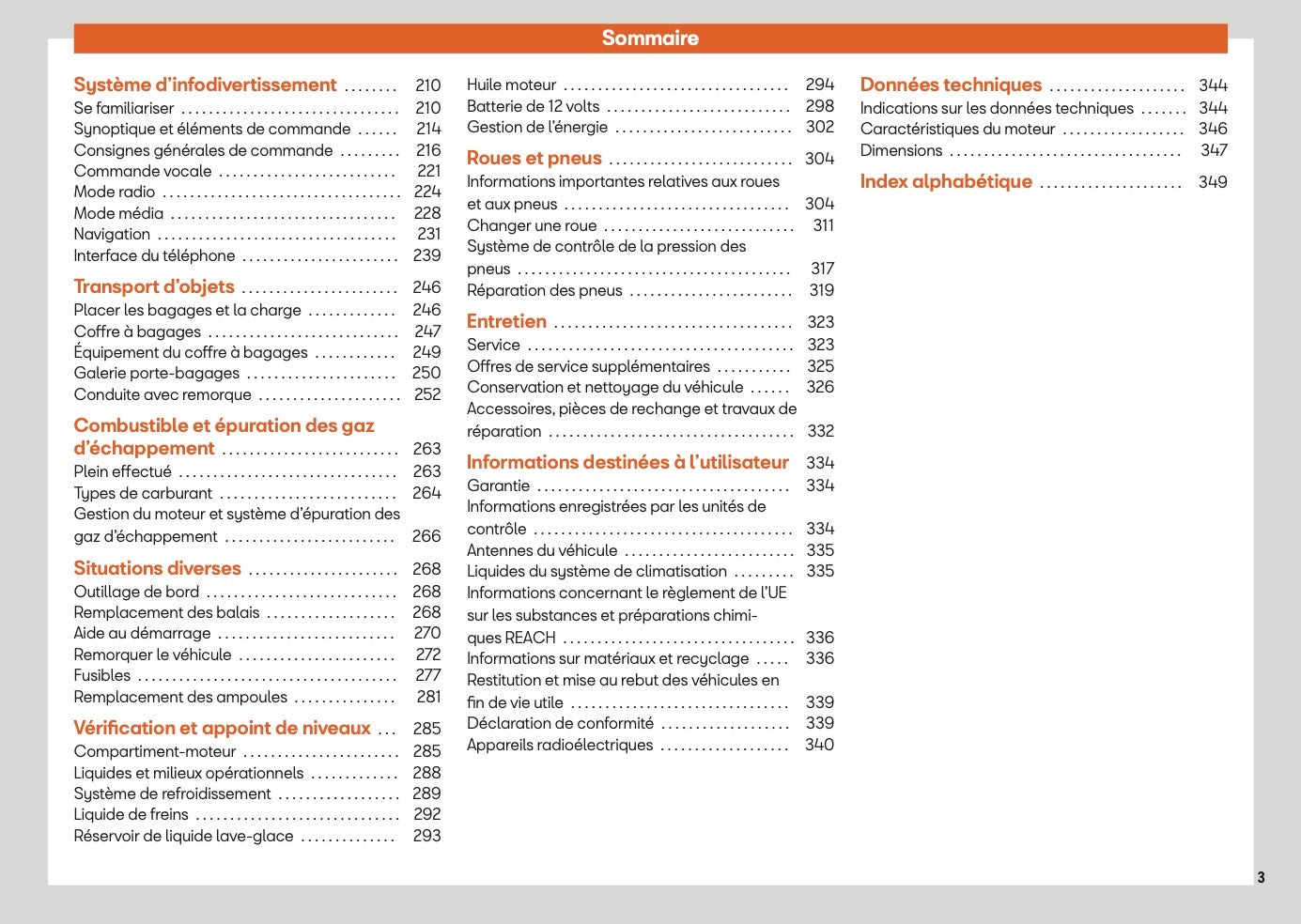 2025 Seat Ibiza Owner's Manual | French