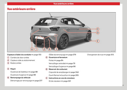 2026 Seat Ibiza Owner's Manual | French
