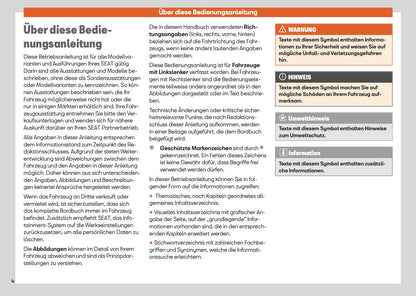 2025 Seat Leon/Leon Sportstourer Bedienungsanleitung | Deutsch