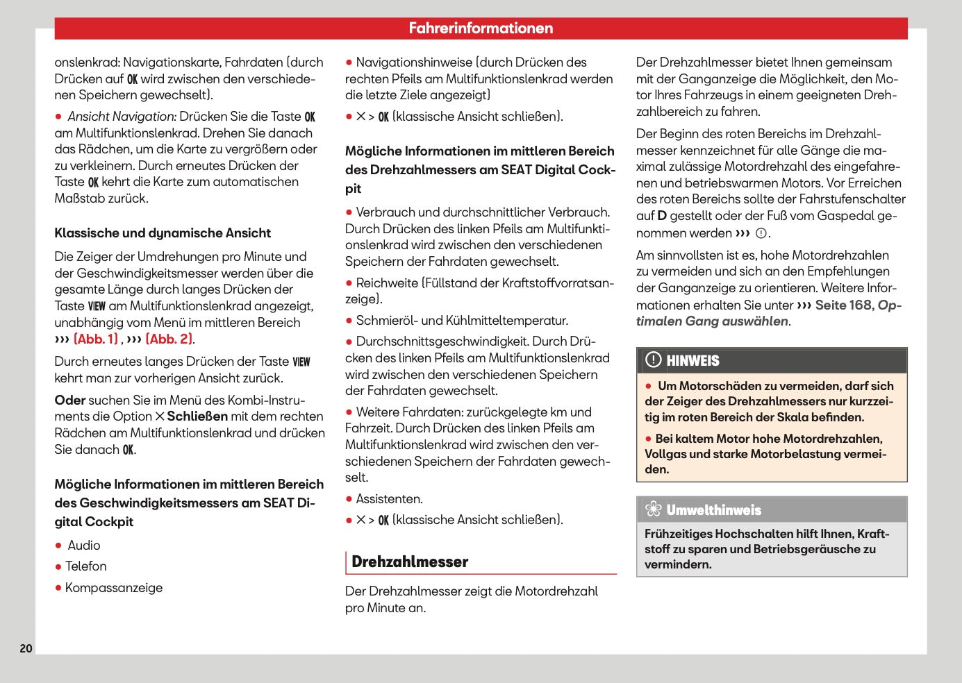 2026 Seat Leon/Leon Sportstourer Owner's Manual | German