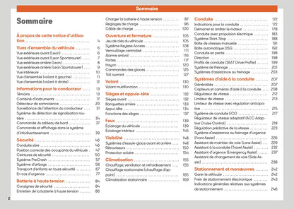 2025 Seat Leon/Leon Sportstourer Manuel du propriétaire | Français