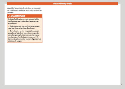 2025 Seat Leon/Leon Sportstourer Owner's Manual | Dutch