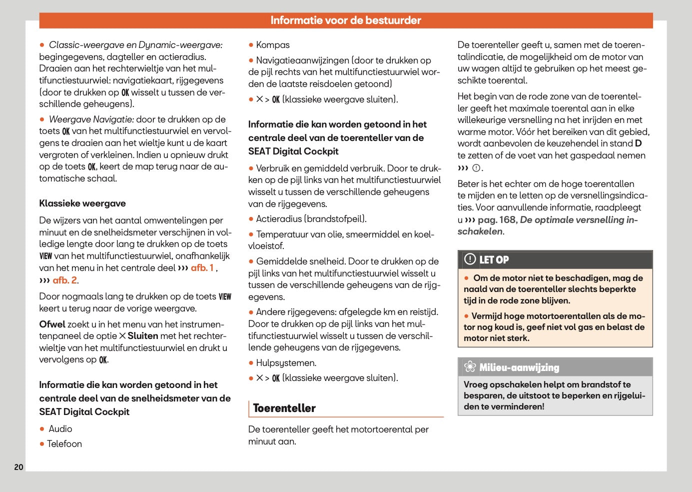 2025 Seat Leon/Leon Sportstourer Owner's Manual | Dutch