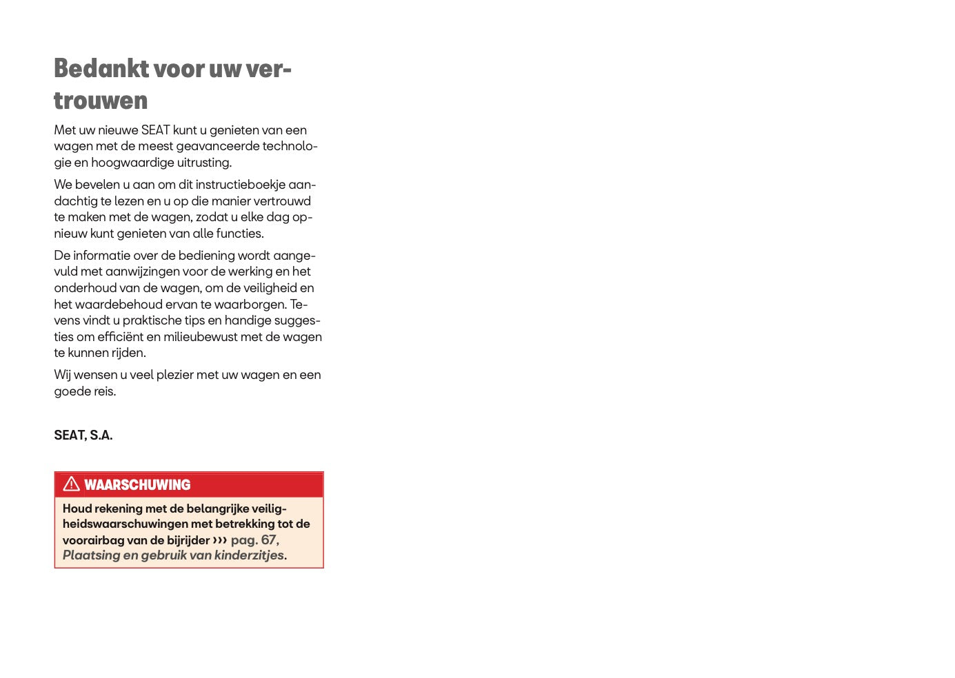 2026 Seat Leon/Leon Sportstourer Gebruikershandleiding | Nederlands