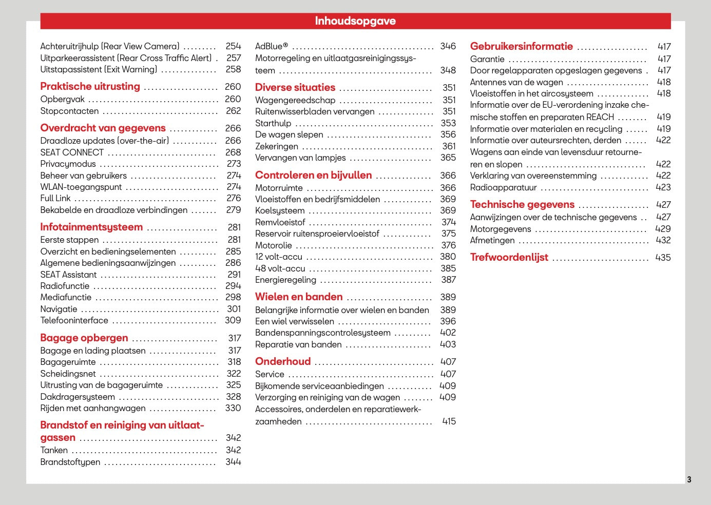 2026 Seat Leon/Leon Sportstourer Gebruikershandleiding | Nederlands