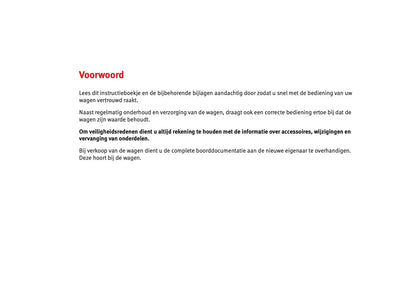 2012 Seat Mii Gebruikershandleiding | Nederlands