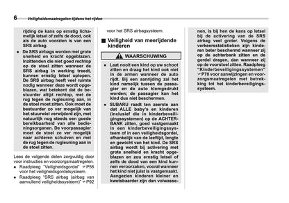 2024 Subaru Crosstrek e-BOXER Owner's Manual | Dutch