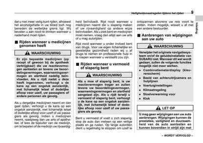 2025 Subaru Forester Bedienungsanleitung | Niederländisch