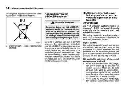 2025 Subaru Forester Bedienungsanleitung | Niederländisch