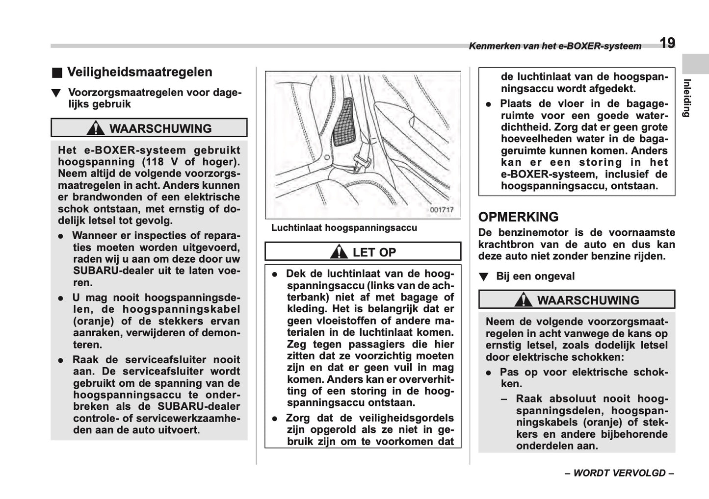 2025 Subaru Forester Bedienungsanleitung | Niederländisch