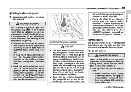 2025 Subaru Forester Bedienungsanleitung | Niederländisch