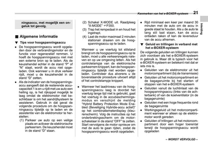 2025 Subaru Forester Bedienungsanleitung | Niederländisch