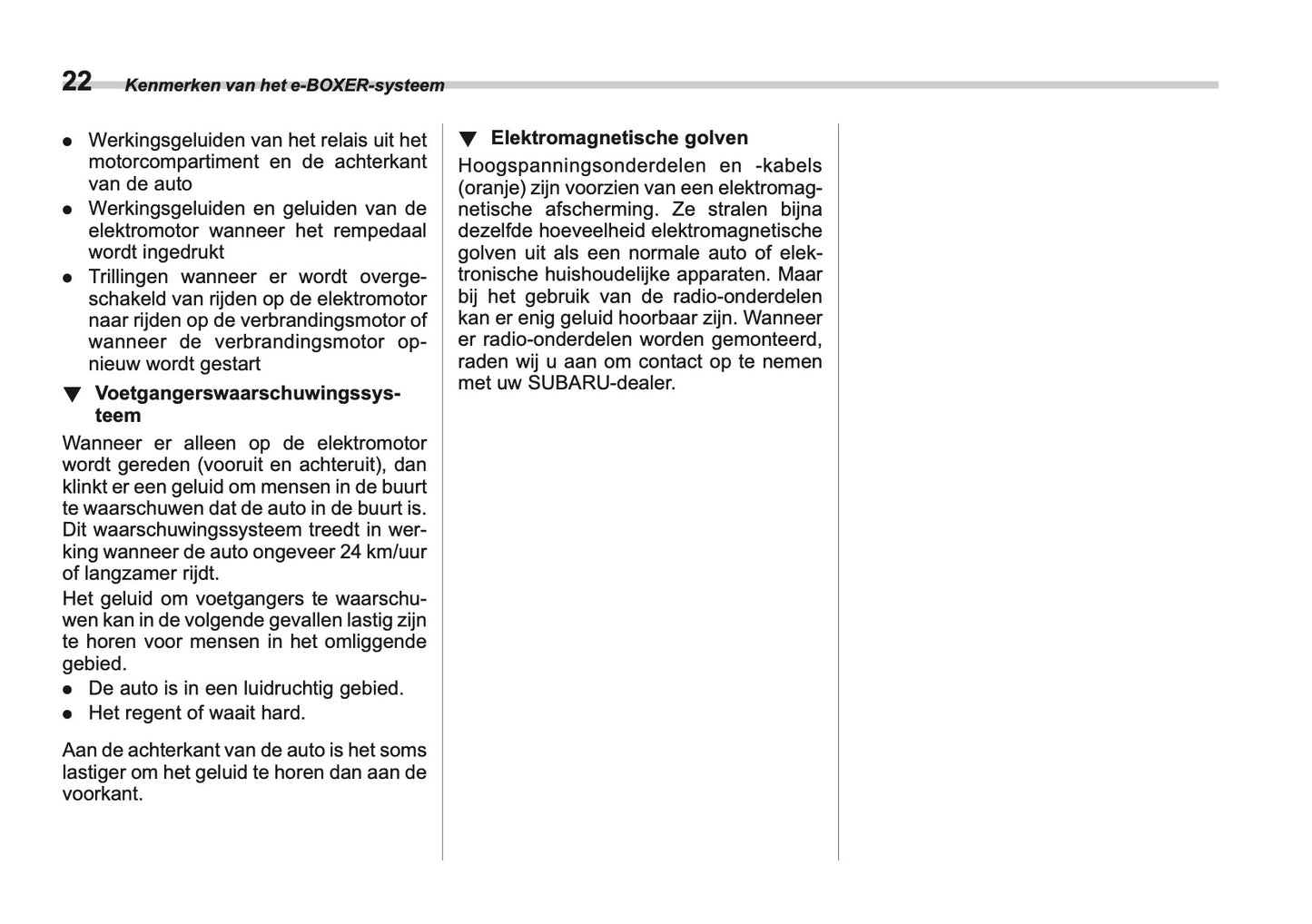 2025 Subaru Forester Bedienungsanleitung | Niederländisch