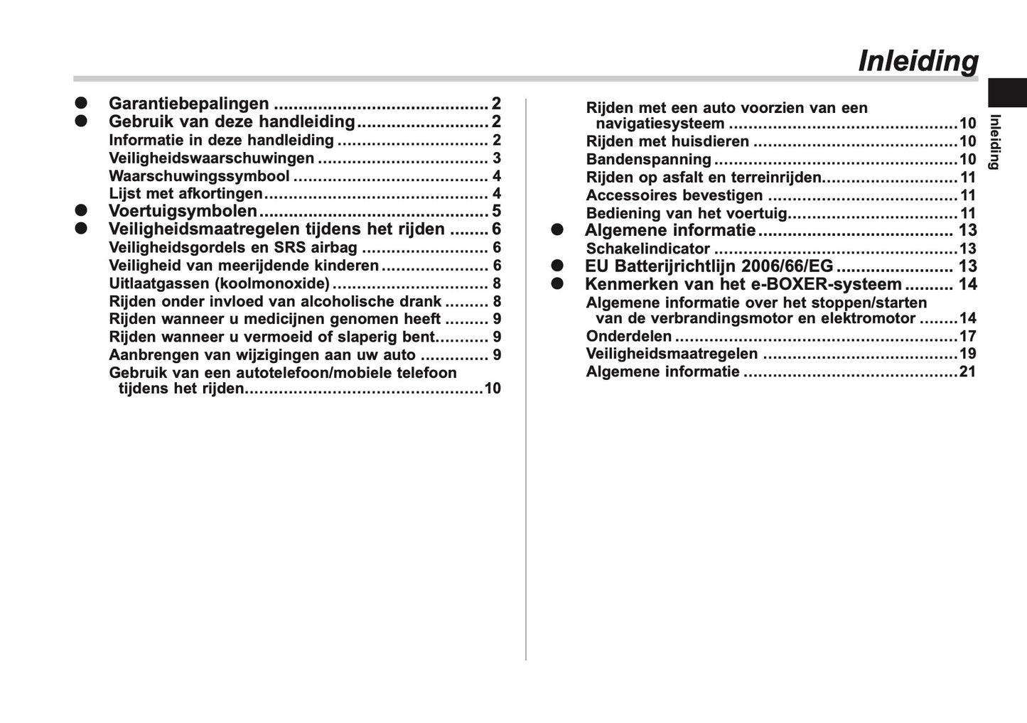 2025 Subaru Forester Bedienungsanleitung | Niederländisch