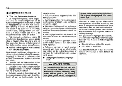 2024 Subaru XV e-BOXER Owner's Manual | Dutch